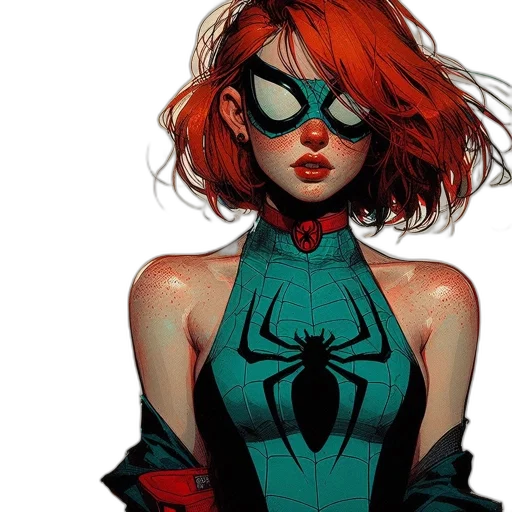 comic book art, concept art, individual, portrayed transparent PNG cut-out
