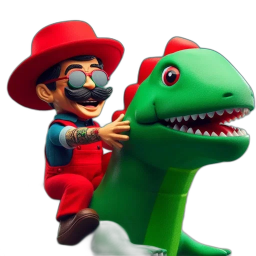 hat, animal, concept art, 3d render transparent PNG cut-out