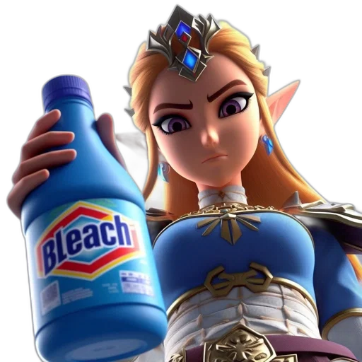 bottle, weapon, dress, crown transparent PNG cut-out