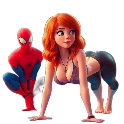 animal, dress, comic book art, concept art transparent PNG cut-out