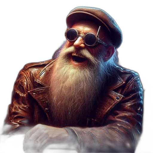 hat, jacket, face, photorealistic transparent PNG cut-out