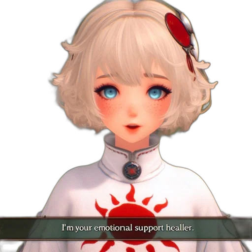 staff, face, robot, 3d render transparent PNG cut-out