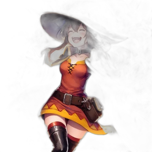 staff, hat, dress, sword transparent PNG cut-out
