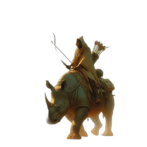 dragon, animal, creature, staff transparent PNG cut-out