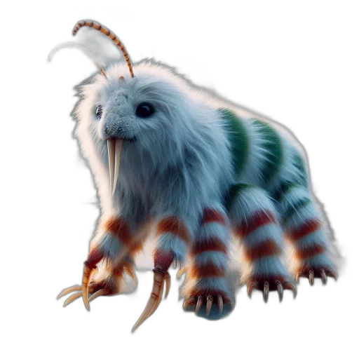 creature, animal, dragon, hair transparent PNG cut-out