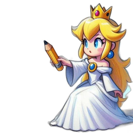 crown, dress, staff, weapon transparent PNG cut-out
