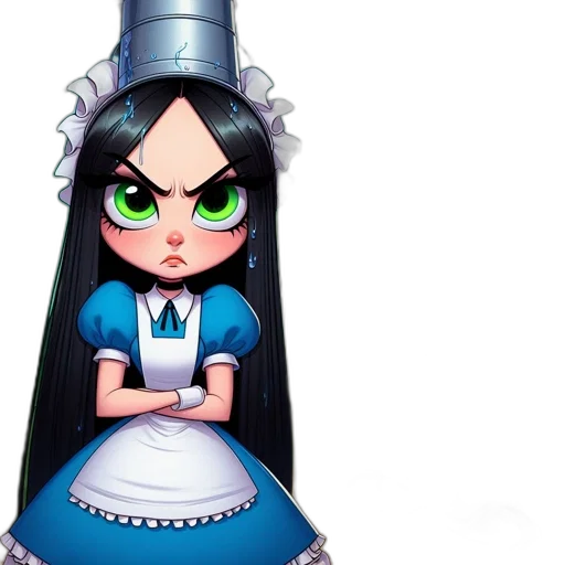 staff, dress, crown, concept art transparent PNG cut-out