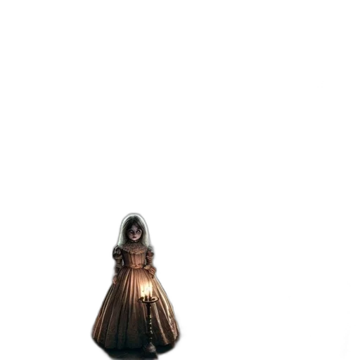 dress, creature, mask, crown transparent PNG cut-out