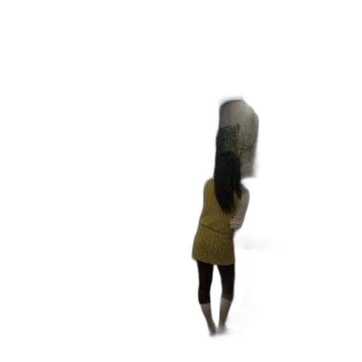 dress, hair, creature, face transparent PNG cut-out