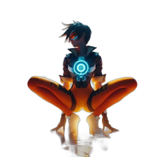 robot, staff, weapon, concept art transparent PNG cut-out