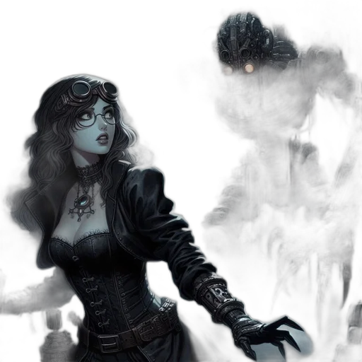 mask, fantasy art, concept art, comic book art transparent PNG cut-out