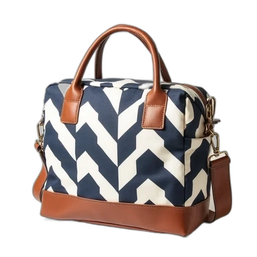 diaper, bag, chevron, design transparent PNG cut-out