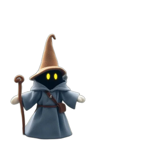staff, hat, concept art, 3d render transparent PNG cut-out