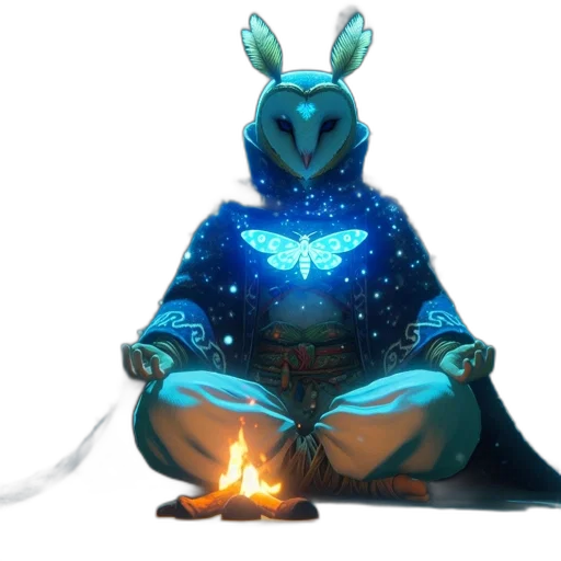 staff, mask, creature, dragon transparent PNG cut-out