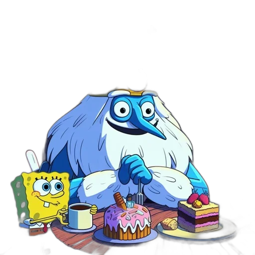 food, staff, creature, robot transparent PNG cut-out