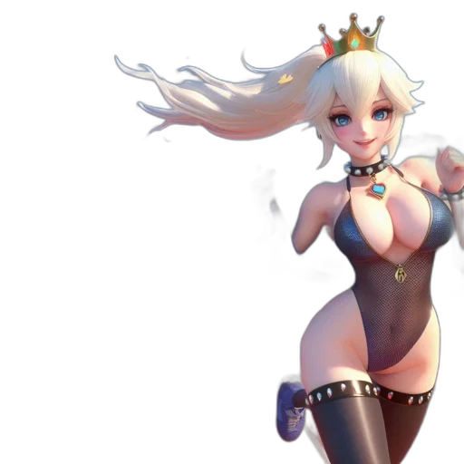 crown, dress, staff, concept art transparent PNG cut-out