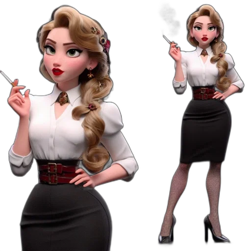 dress, staff, concept art, cartoon transparent PNG cut-out