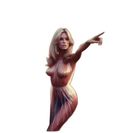dress, staff, creature, concept art transparent PNG cut-out