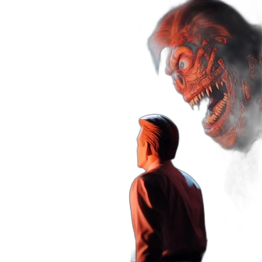 creature, mask, face, concept art transparent PNG cut-out