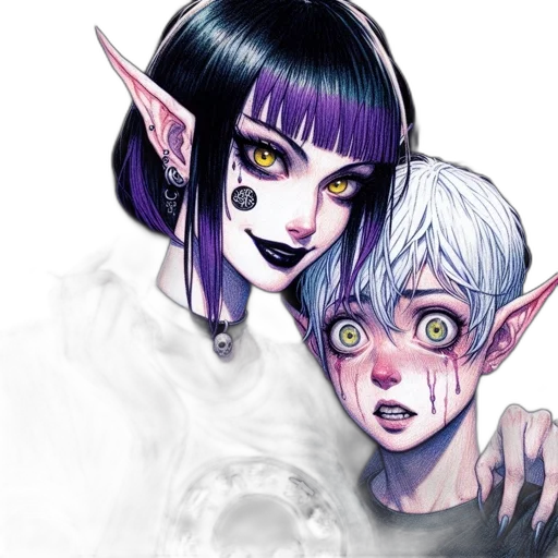 fantasy art, watercolor, concept art, anime transparent PNG cut-out