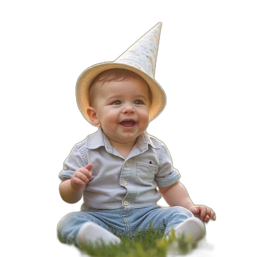 hat, staff, crown, face transparent PNG cut-out