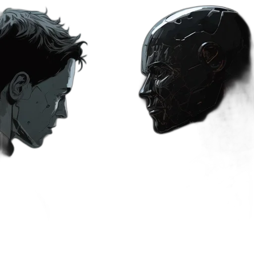 mask, face, comic book art, concept art transparent PNG cut-out