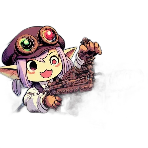 staff, weapon, robot, creature transparent PNG cut-out