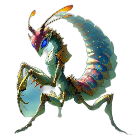 dragon, creature, animal, robot transparent PNG cut-out