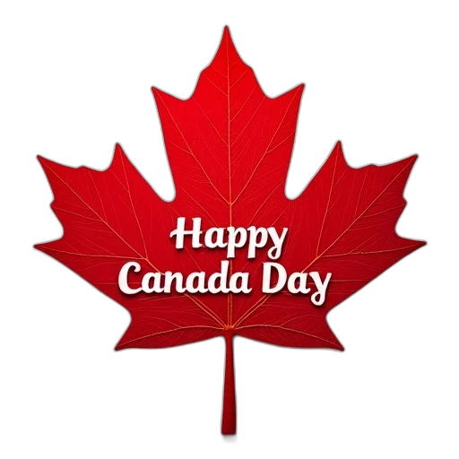 maple, leaf, text, happy transparent PNG cut-out
