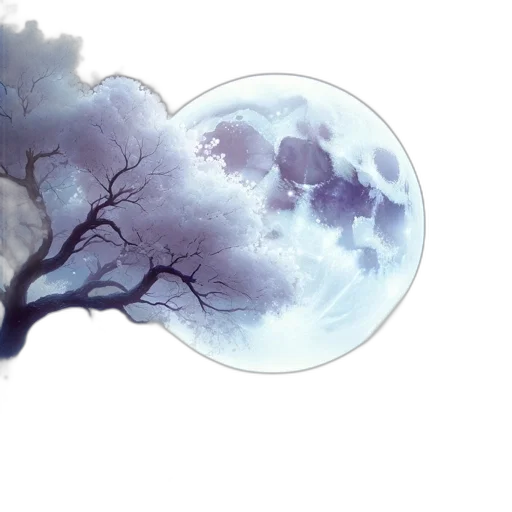 tree, anime, concept art, fantasy art transparent PNG cut-out