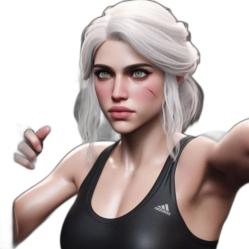 face, weapon, concept art, pixel art transparent PNG cut-out