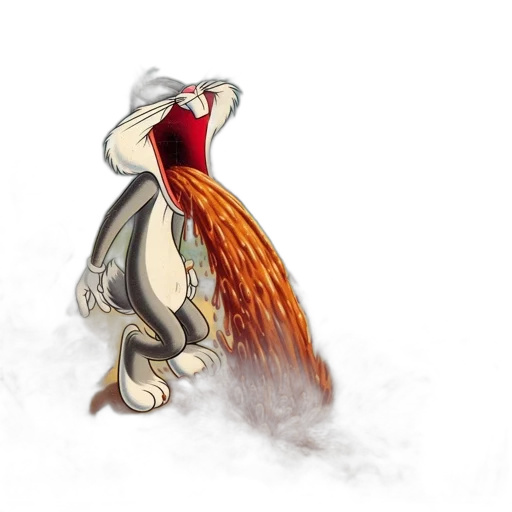 dragon, hair, hat, animal transparent PNG cut-out