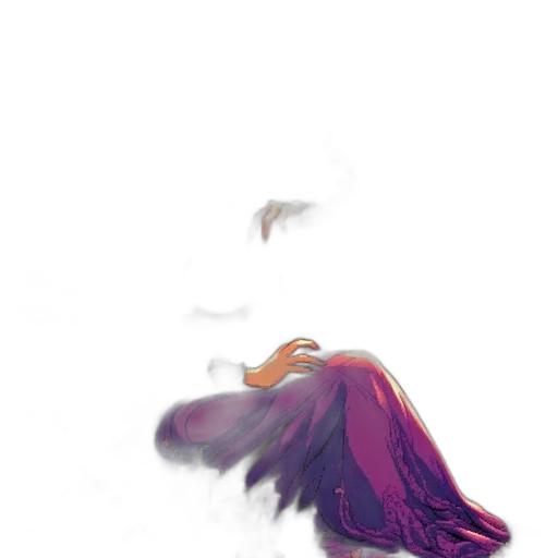 dress, creature, hair, dragon transparent PNG cut-out