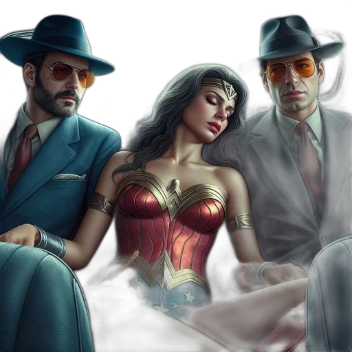 comic book art, concept art, fantasy art, photorealistic transparent PNG cut-out