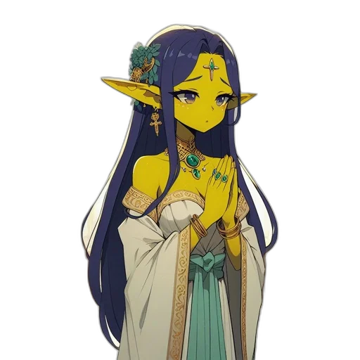 staff, mask, dress, jewelry transparent PNG cut-out