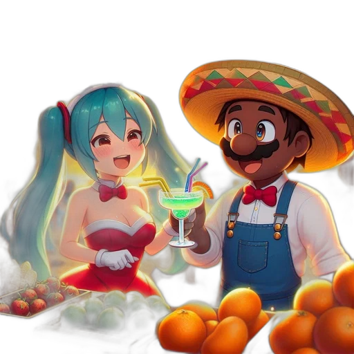 food, concept art, pixel art, anime transparent PNG cut-out