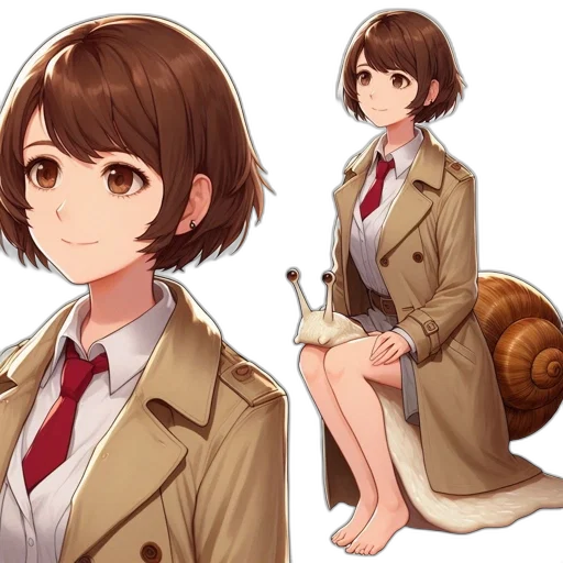 staff, jacket, creature, animal transparent PNG cut-out
