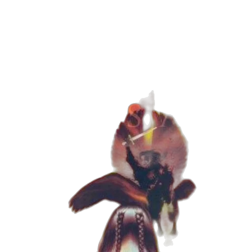 flower, staff, crown, robot transparent PNG cut-out