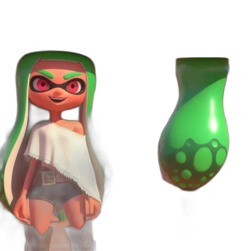 mask, dress, weapon, bottle transparent PNG cut-out