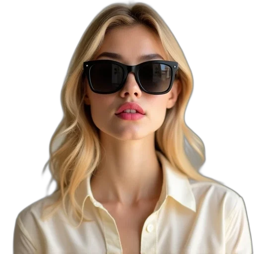 face, jacket, staff, hair transparent PNG cut-out