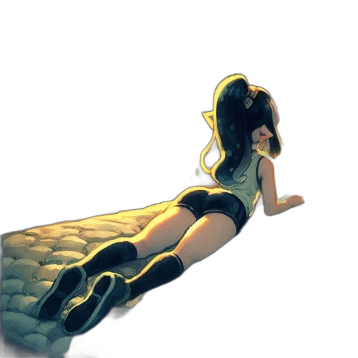 dress, weapon, creature, shoes transparent PNG cut-out