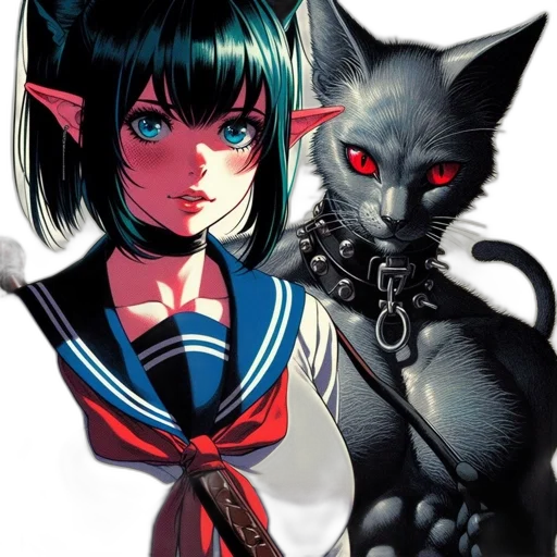 mask, animal, comic book art, anime transparent PNG cut-out