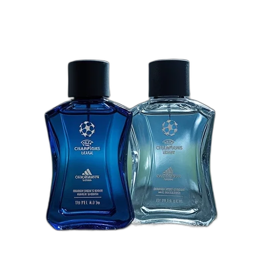 bottle, blue, adidas, uefa transparent PNG cut-out
