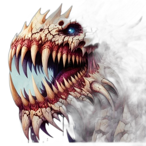 dragon, creature, mask, face transparent PNG cut-out