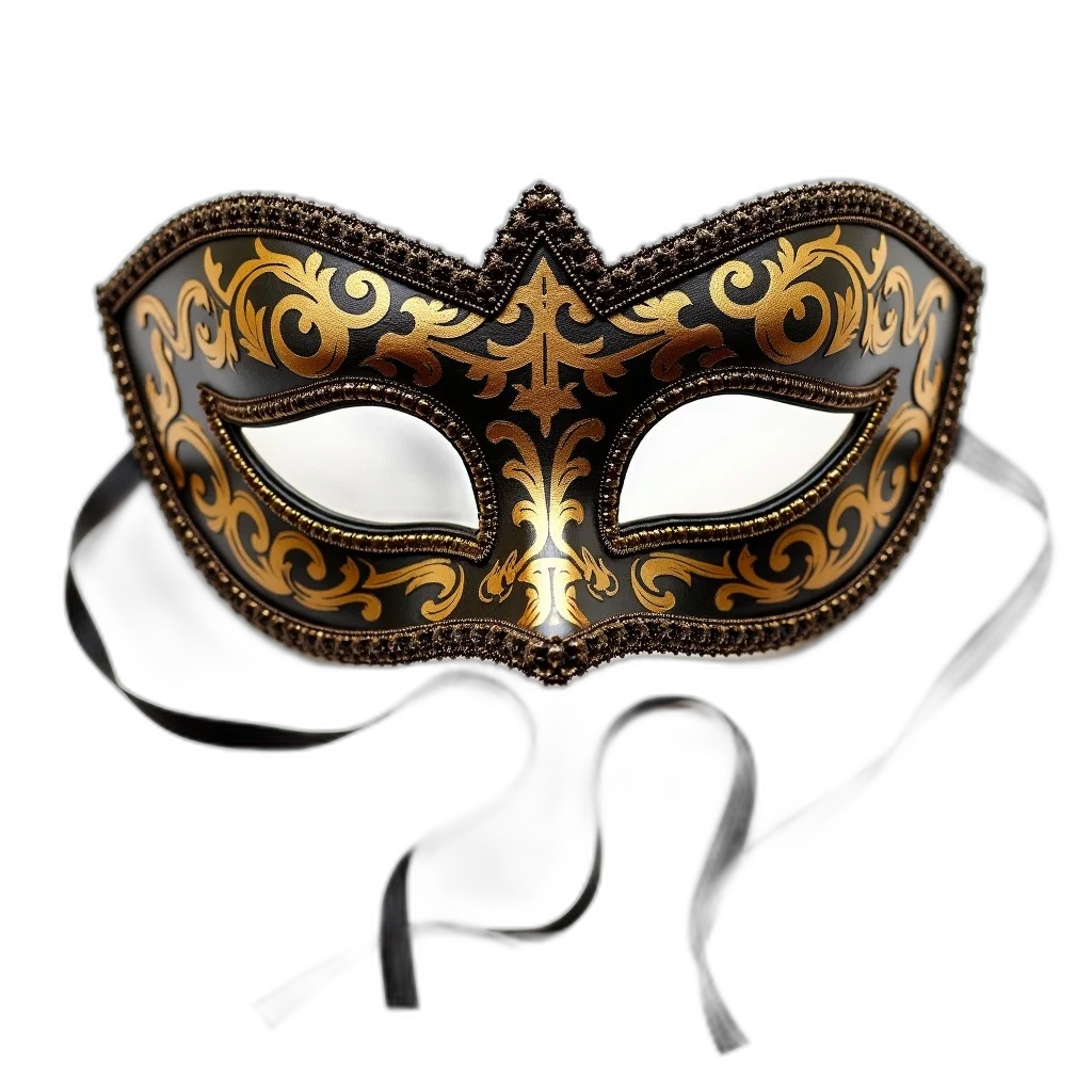 mask, jewelry, crown, face transparent PNG cut-out