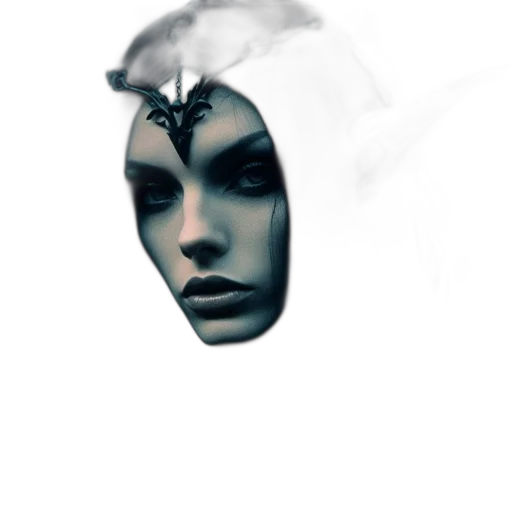 mask, face, crown, creature transparent PNG cut-out