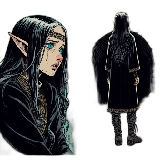concept art, fantasy art, comic book art, pixel art transparent PNG cut-out