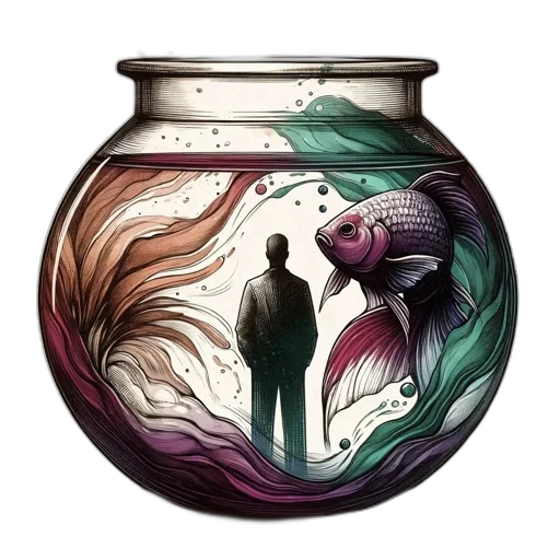 bottle, creature, hair, mask transparent PNG cut-out