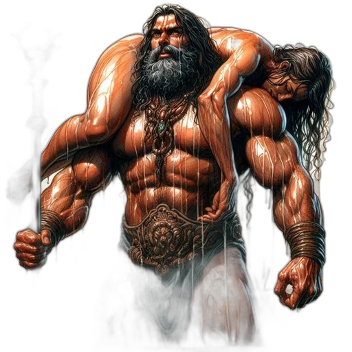 concept art, comic book art, fantasy art, photorealistic transparent PNG cut-out