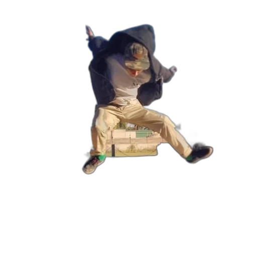staff, furniture, jacket, hat transparent PNG cut-out